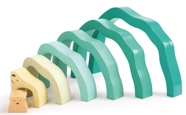 Hape Toddler Arctic Polar Bear Stacking Blocks