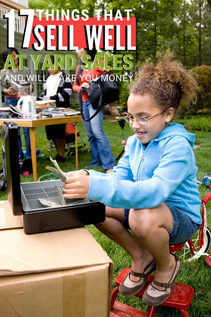 17 Things That Sell Well at Yard Sales (and will make you money!)