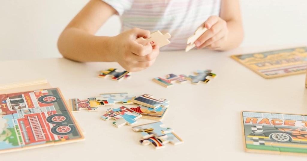 Melissa & Doug 4-in-1 Wooden Jigsaw Puzzle Only $7.89 on Amazon (Regularly $15)