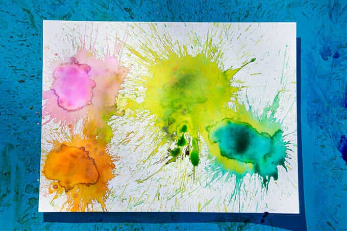 Splat Painting: Fun Action Art for Kids