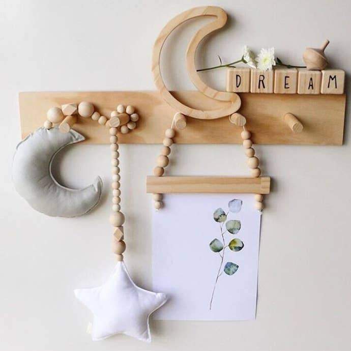 Moon & Star Nursery Garland
