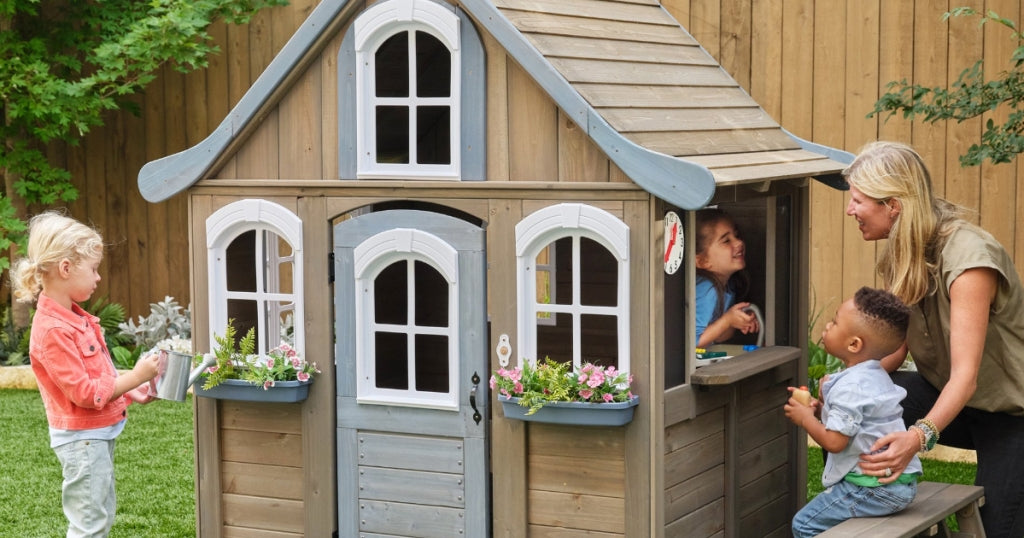 KidKraft Wooden Outdoor Playhouse Only $224.99 Shipped on Walmart.com (Regularly $449)