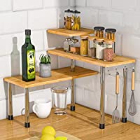 ZHWS 3-Tier Kitchen Countertop Organizer Corner Shelf only $22.94