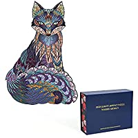 Hbhsapys 200-Pieces 12 inch Unique Shape Animal Wooden Puzzle only $12.00