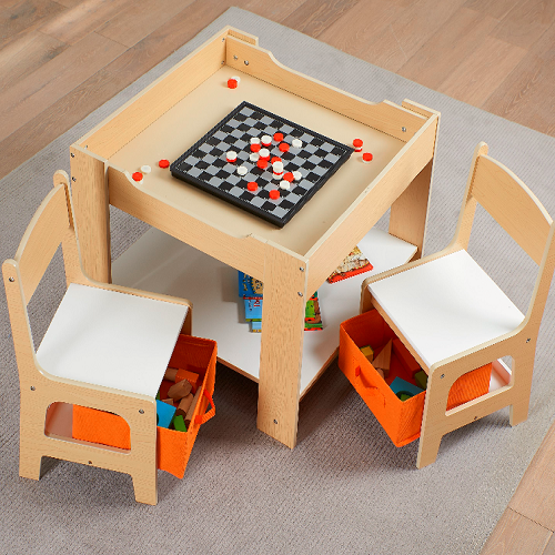 Senda Kids Wooden Storage Table and Chairs Set Only $59.98 Shipped! (Reg. $89.99)