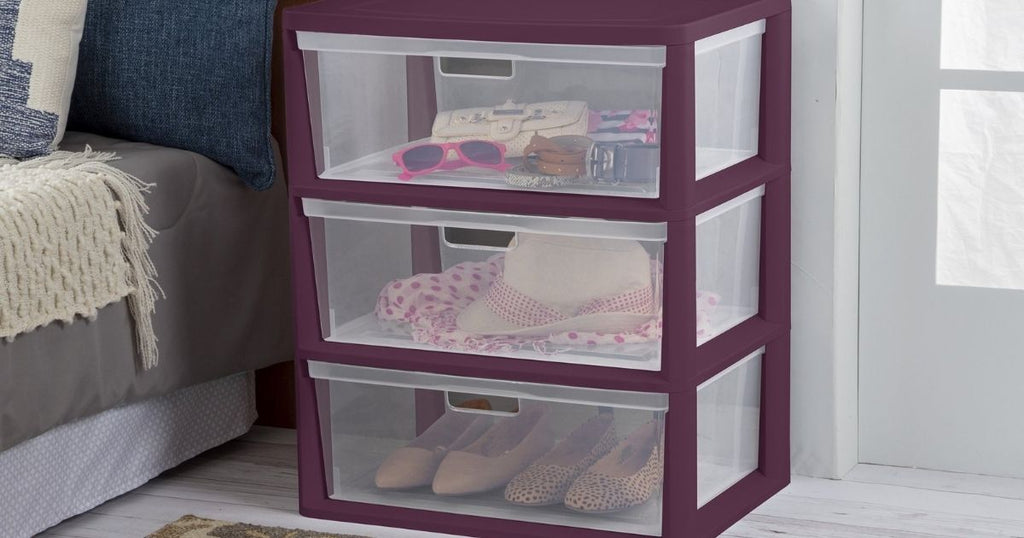 Sterilite Wide 3-Drawer Towers from $11.48 on Walmart.com (Regularly $25) | Add Extra Storage to Any Room