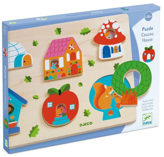 Djeco Relief Puzzle - Coucou-House