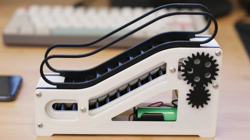 Up Your Desk Toy Game With This 3D Printed Escalator