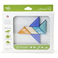 6-Piece Tegu Travel Pal Magnetic Wooden Block Set, Jet Plane only $13.49