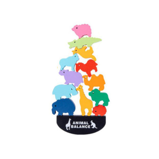 Montessori Animal Wooden Blocks only $13.99