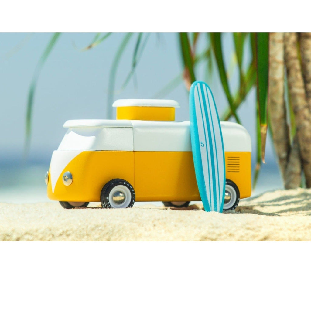 Candylab - Beach Bus Wooden Toy Car - Sunset