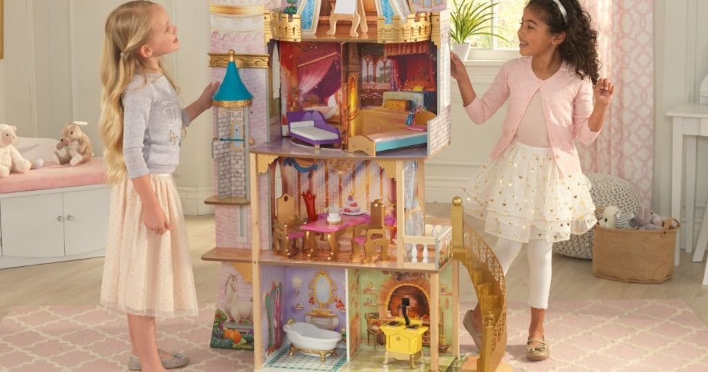 Disney Princess Wooden Dollhouse Just $98 Shipped on Walmart.com | Stands Over 5-Feet Tall!