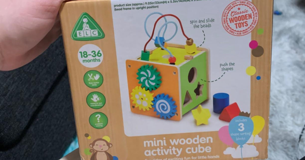 Mini Wooden Activity Cube Just $7 on Amazon (Regularly $15)