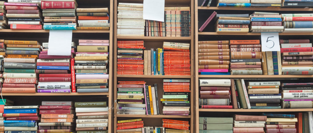 Read Some of Annette Dauphin Simon’s Book Spine Poetry