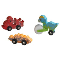 KidKraft Adventure Dino World Prehistoric Pals Wooden Train Vehicles only $8.00