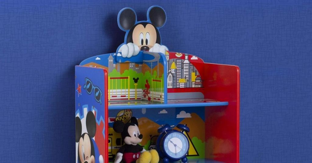Mickey Mouse Wooden Bookcase Only $33 Shipped on Amazon (Regularly $50) | Doubles as a Playhouse!