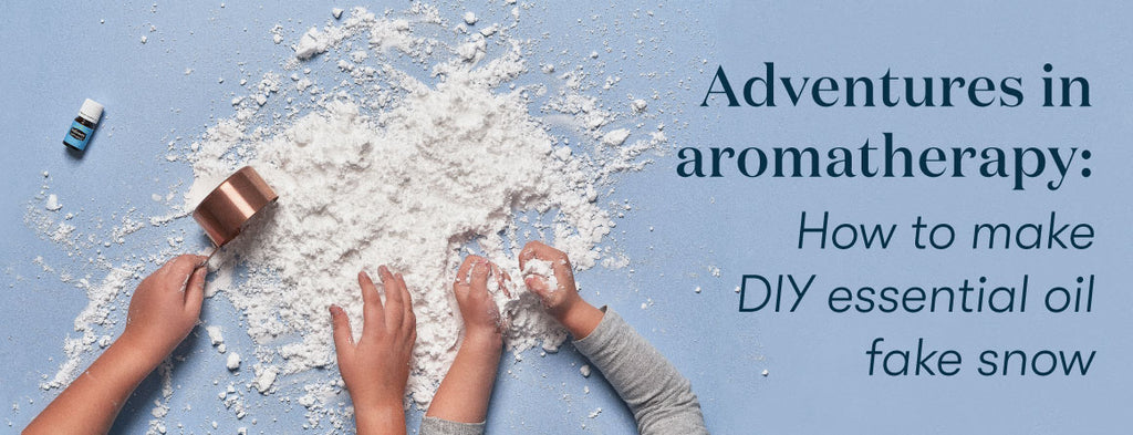 Adventures in aromatherapy: How to make DIY essential oil fake snow