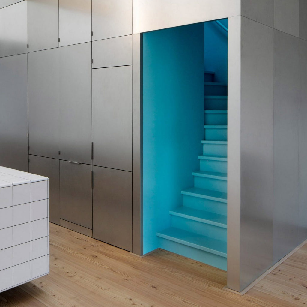 Ten homes that use colour to turn stairs into statements