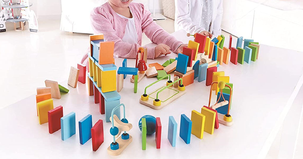 Hape Dynamo Wooden Domino 107-Piece Set Just $18.40 on Amazon (Regularly $40)