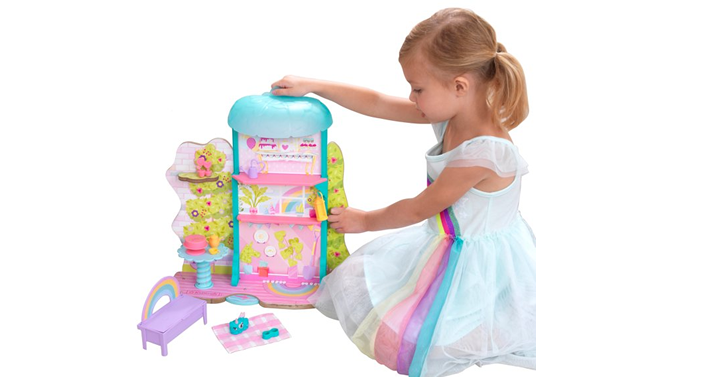 KidKraft Rainbow Dreamers Wooden Treetop Tea Time Gazebo Play Set with 10 Pieces – Just $16.00!