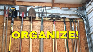 Here's a cool way to organize a garage or shop