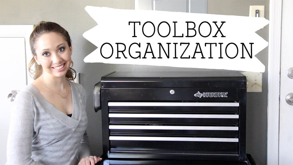 In this video I show you how I organized my husbands tools in his toolbox