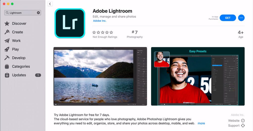 Adobe brings Lightroom to the Mac App Store