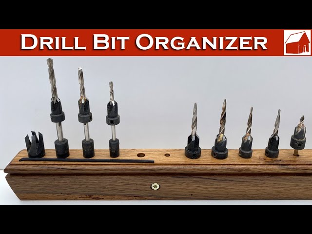 This is a simple project to help keep your specialty Drill and driver Bits organized and insight.I typically have a few bits that I use on most projects