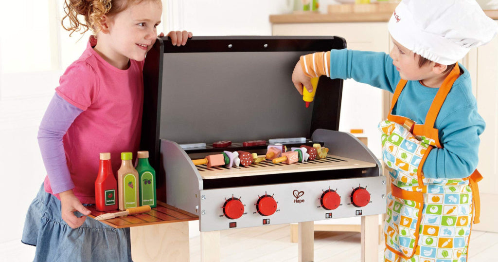 Wooden Gourmet Grill Play Kitchen Only $45.96 Shipped on Amazon (Regularly $138)