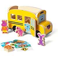 9-Piece Melissa & Doug Wooden Pull-Back School Bus only $7.34