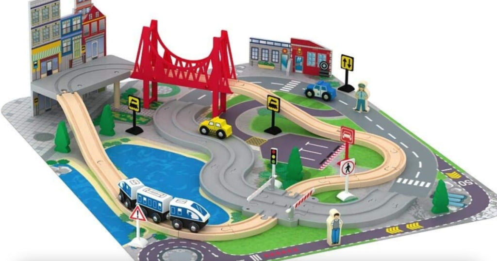 Imaginarium 40-Piece Train Set Just $12.49 on Amazon (Regularly $40) | Includes Play Mat