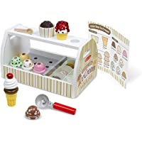 28-Piece Melissa & Doug Wooden Scoop & Serve Ice Cream Counter only $24.56