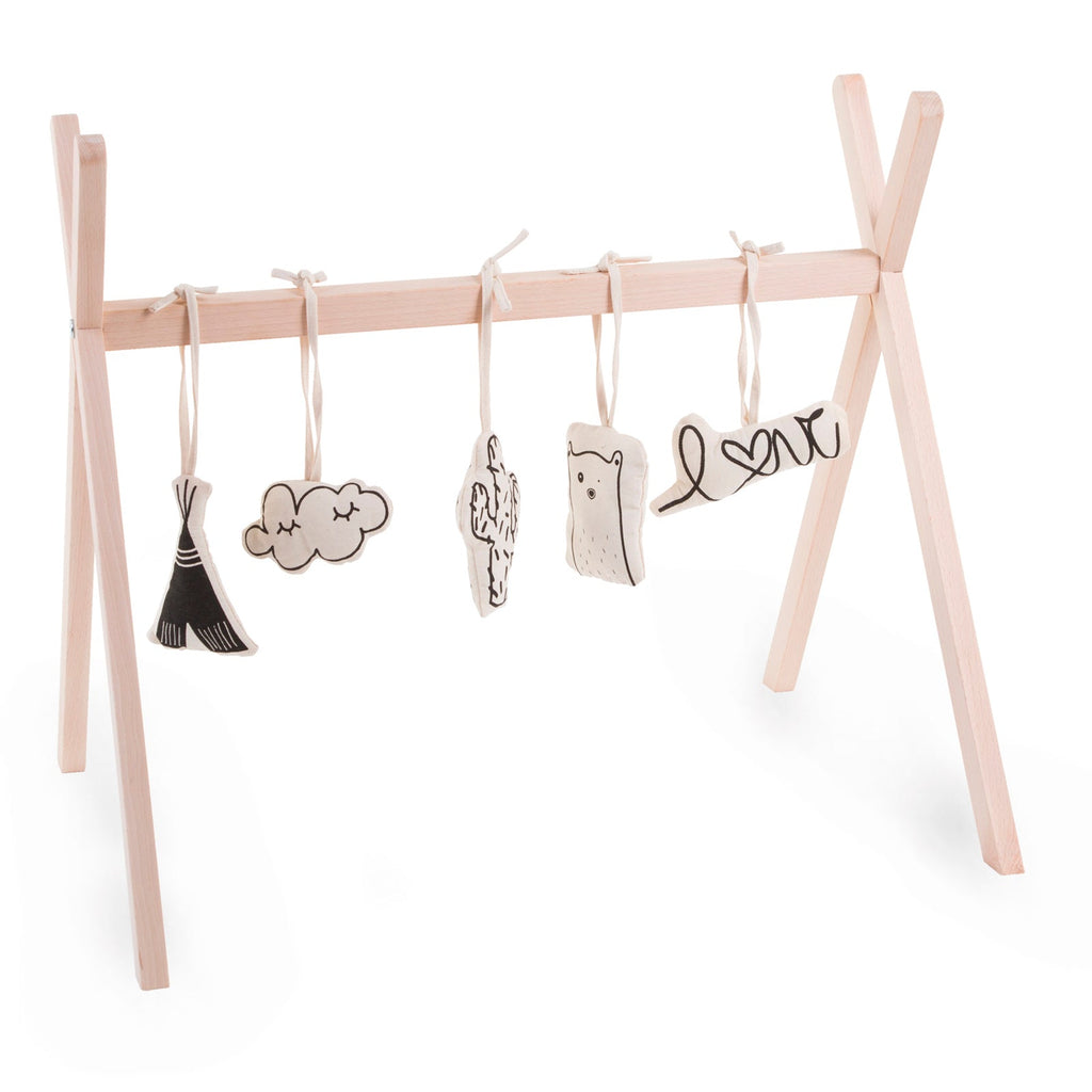 Childhome Wooden Tipi Baby Play gym (2 Colours Available)