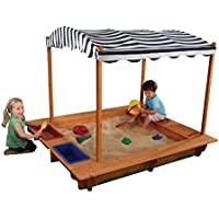 KidKraft Outdoor Covered Wooden Sandbox with Bins only $139.00