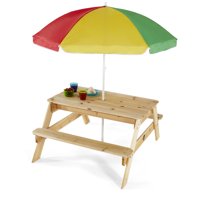 Plum Play Wooden Picnic Table with Parasol only $69.00