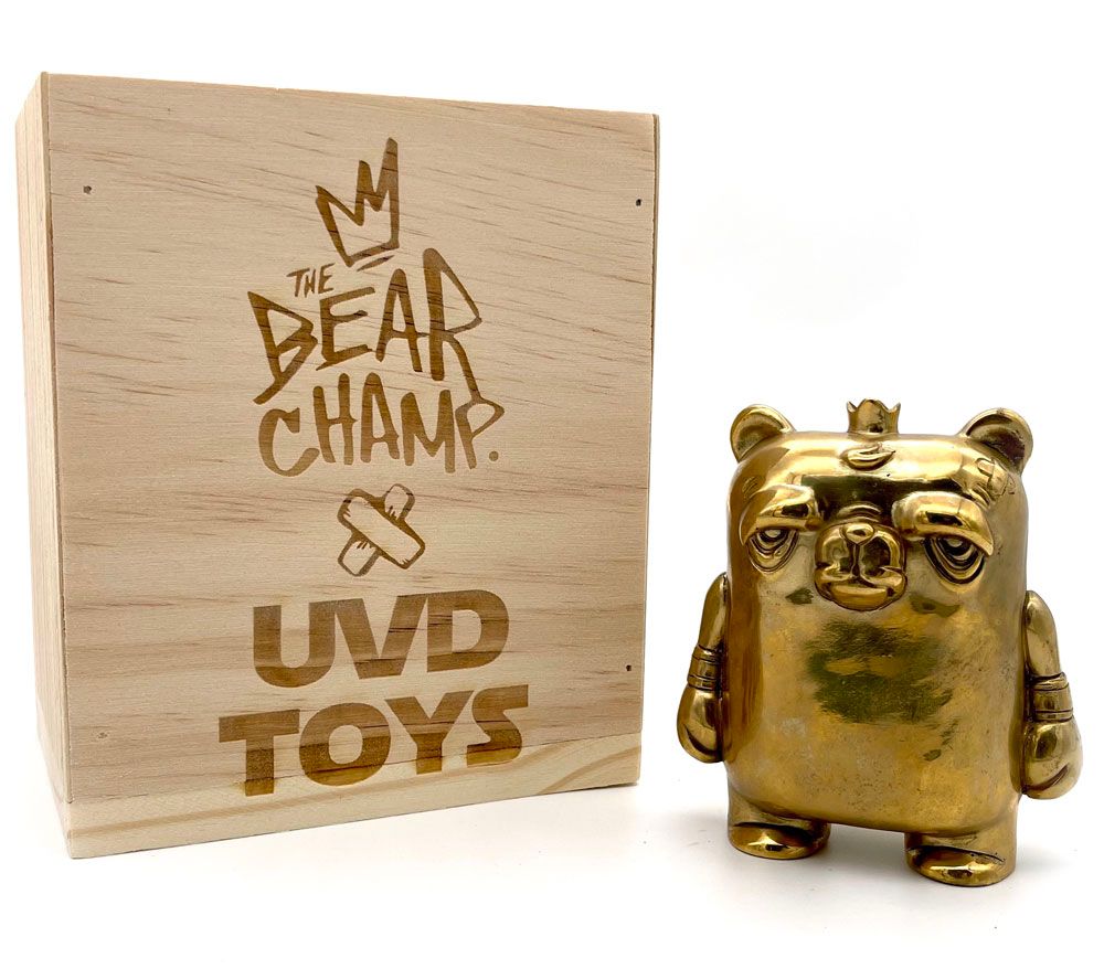 UVD Toys x JC Rivera - 4" Bronze The Bear Champ!