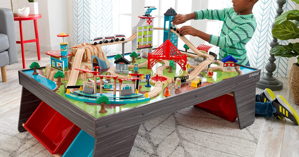 KidKraft Wooden Train Table Set Only $104.99 on Zulily.com (Regularly $210)