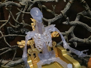 31 Days of Toy Terror: Skeletober! Crystal Skeleton with Throne from Indiana Jones by Hasbro