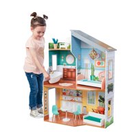 KidKraft Emily Wooden Dollhouse With 10 accessories only $41.64