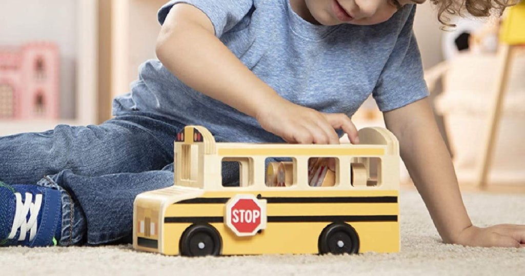 Melissa & Doug Wooden Bus Only $11 on Amazon (Regularly $21) + More Playsets