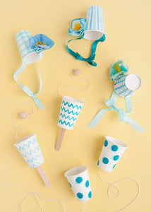 Painted Paper Cup Crafts: Three Ways