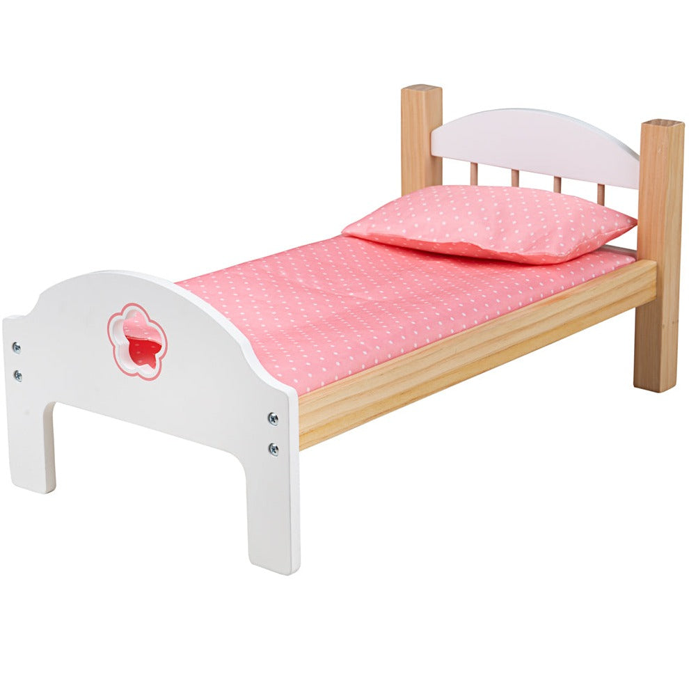 Bigjigs Wooden Dolls Bed