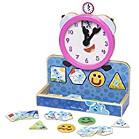 Melissa & Doug Blue’s Clues & You! Wooden Tickety Tock Magnetic Clock only $13.49