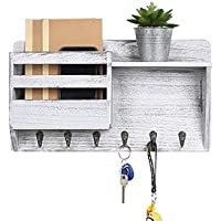 Wall Mount Mail & Key Holder Organizer with 6 Key Hooks only $13.79