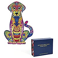 200-Pieces HBHSAPYS Unique Shape Animal Wooden Puzzle only $18.49