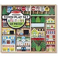 Melissa & Doug Wooden Town Play Set (FFP) only $22.09