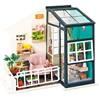 RoboTime DIY Mini Wooden Dollhouse Craft Kits only $15.59