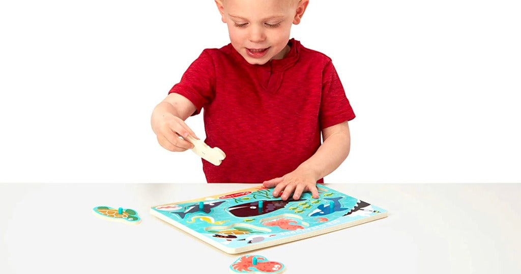 Melissa & Doug Wooden Animals Puzzle 3-Piece Set Just $15.99 on Amazon (Regularly $26)