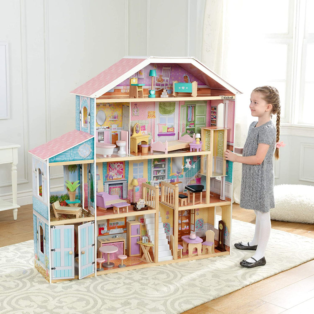 KidKraft Grand View Mansion Wooden Dollhouse – Only $84!