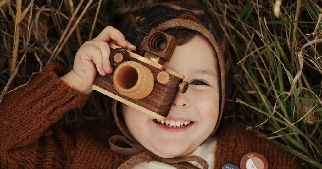 ‘Father’s Factory’ Makes Heirloom-Quality Wooden Toy Cameras for Kids